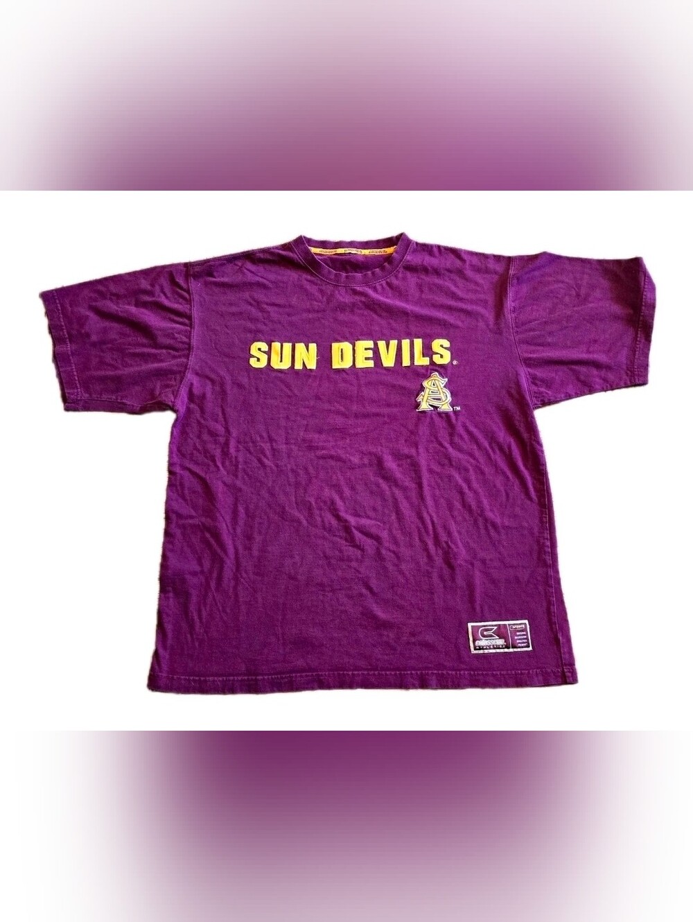 Vintage Colosseum Arizona State Sun Devils Maroon Shirt Sz L